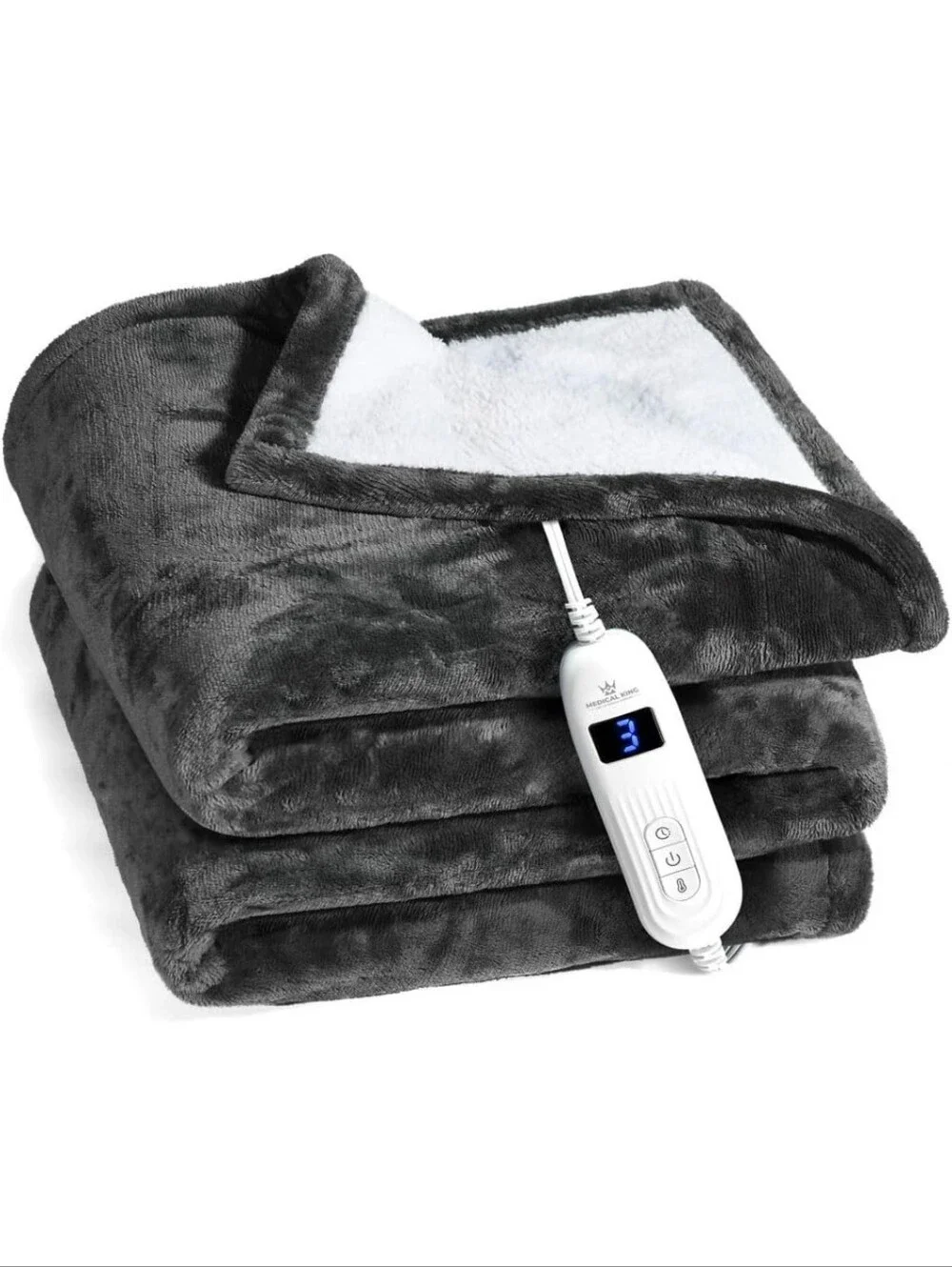 Medical king Heated Blanket, Machine Washable Extremely Soft & Comfortable Elect